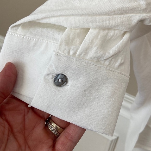 NWT White Hi Low Top - Picture 5 of 9